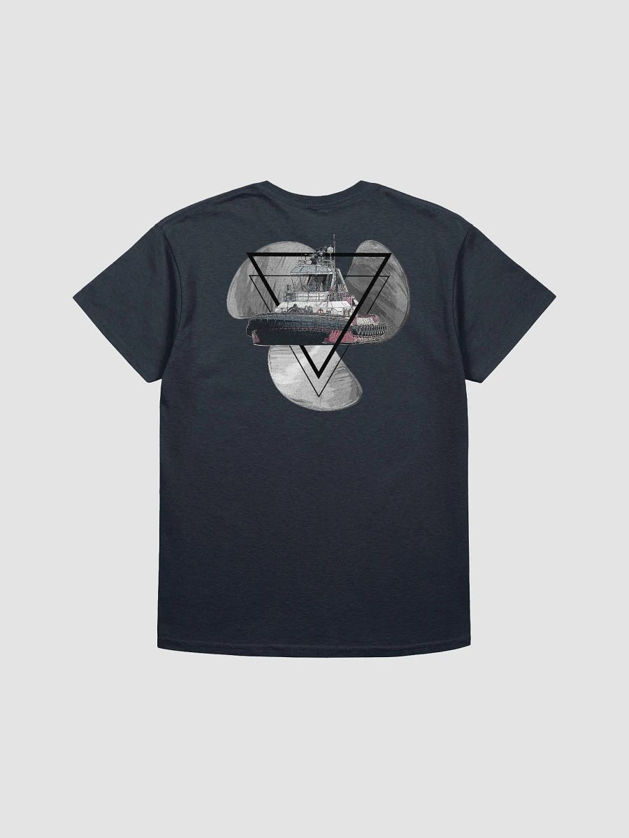 Three blade prop triangle Athena tug Tee product image (1)