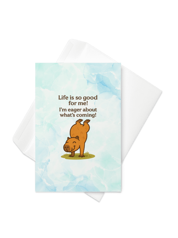 Life Is So Good Cappy - Card product image (2)