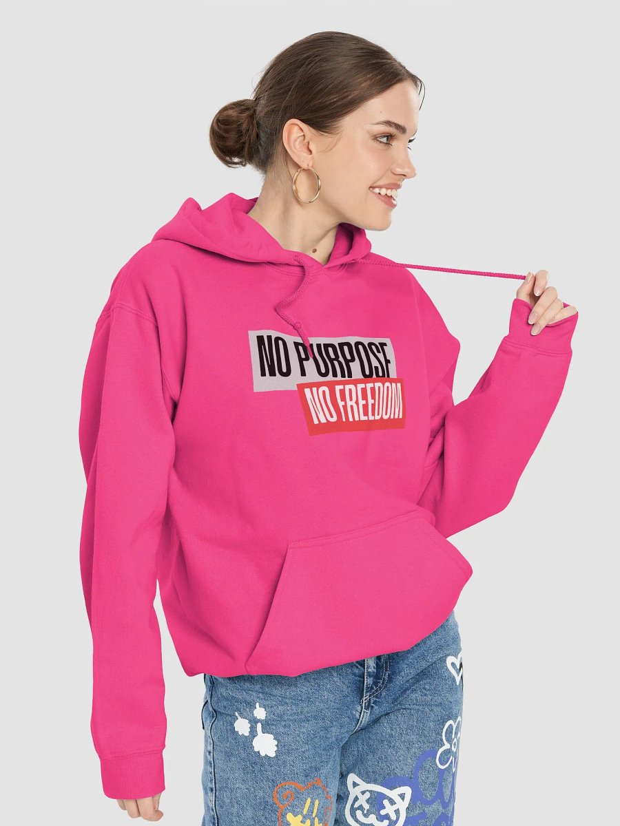 Rebellious Spirit Hoodie | No purpose no freedom product image (10)