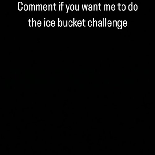 Should I do the ice bucket challenge