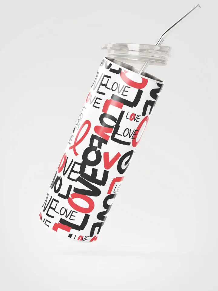 Valentine's Love Love Love Stainless Steel Tumbler: Share the Love product image (2)