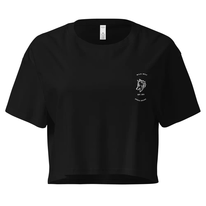 Wild Wolf Premium Crop Top Black product image (1)
