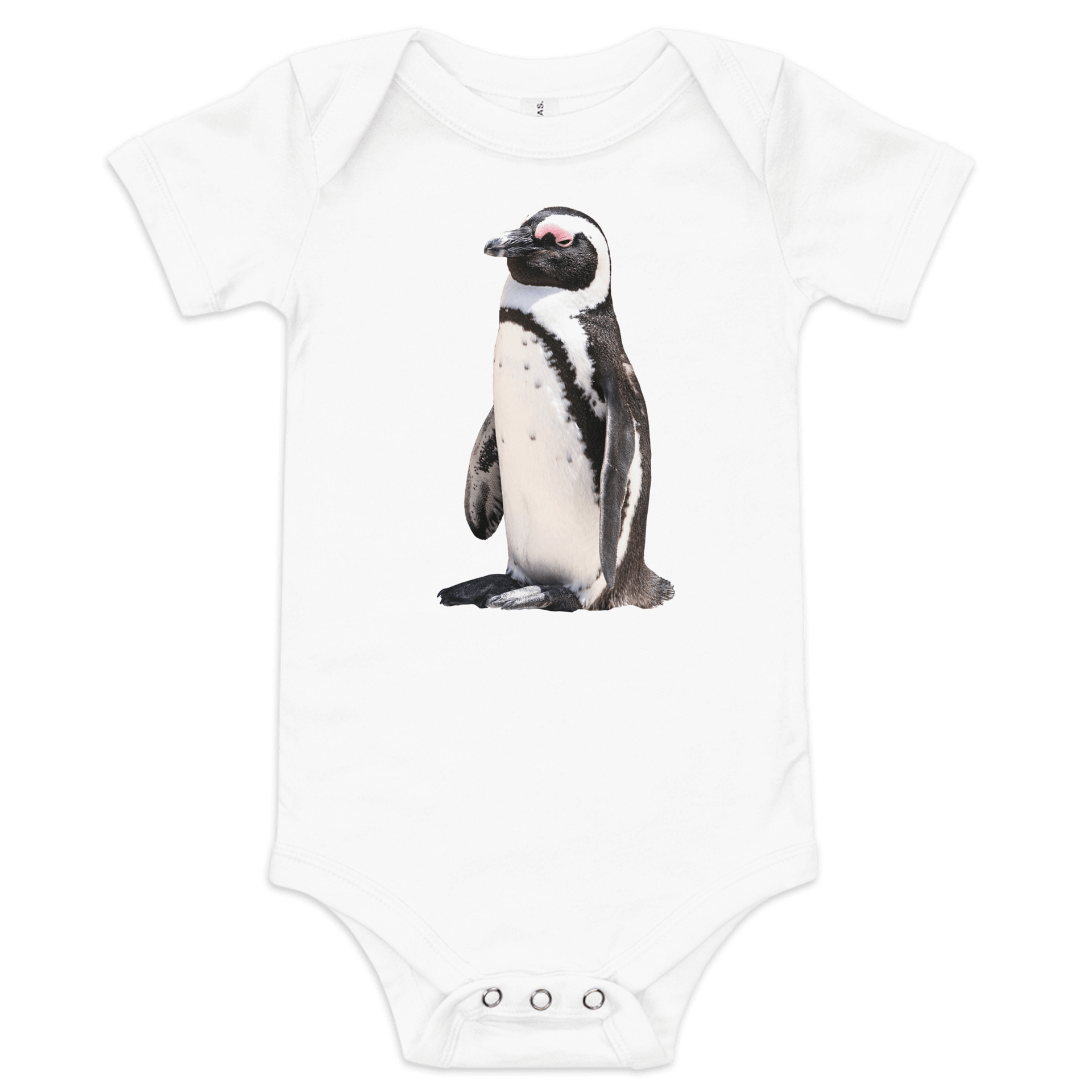 African Penguin Baby Short Sleeve One Piece product image (1)