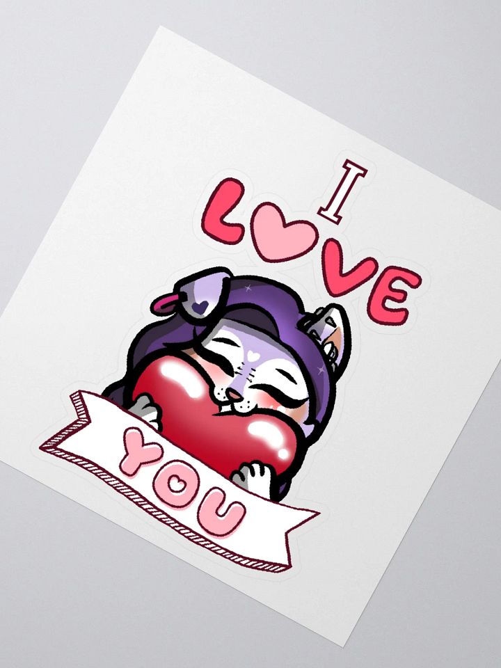 I love you sticker product image (4)