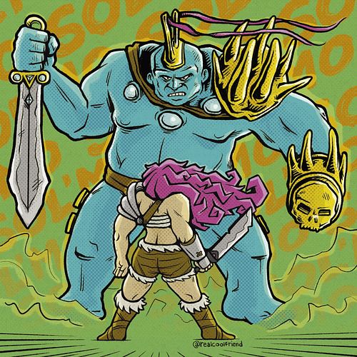 Check out my submission to @brendanalbetski's #MaruKiru #DTIYS challenge!

I'll always remember the Sol'mo fight from volume ...