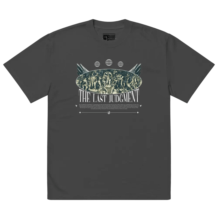 Judgment Day - BUIII Remix Premium Oversized Faded T-Shirt - Black product image (3)
