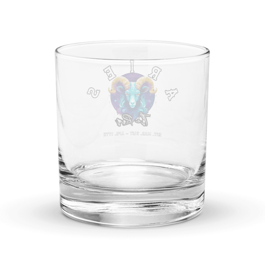 Aries - Zodiac Rocks Glass product image (4)