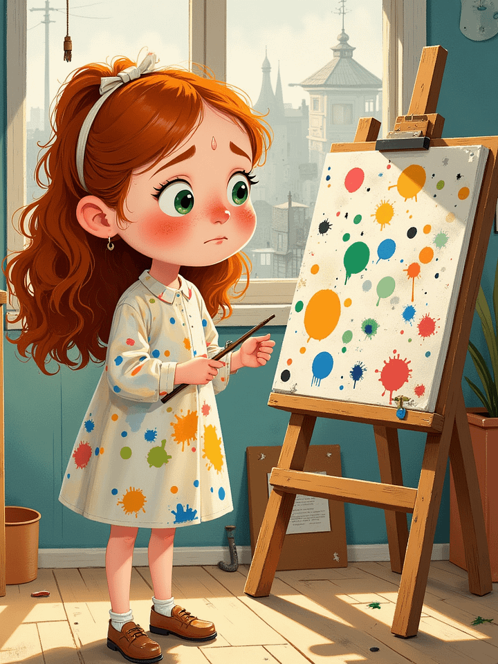 The Girl Who Painted Rainbows | Kids Story PDF | Joyful Story for Ages 3-8 | 25 Pages Art + 25 Pages Text | Instant Digital Download eBook product image (2)