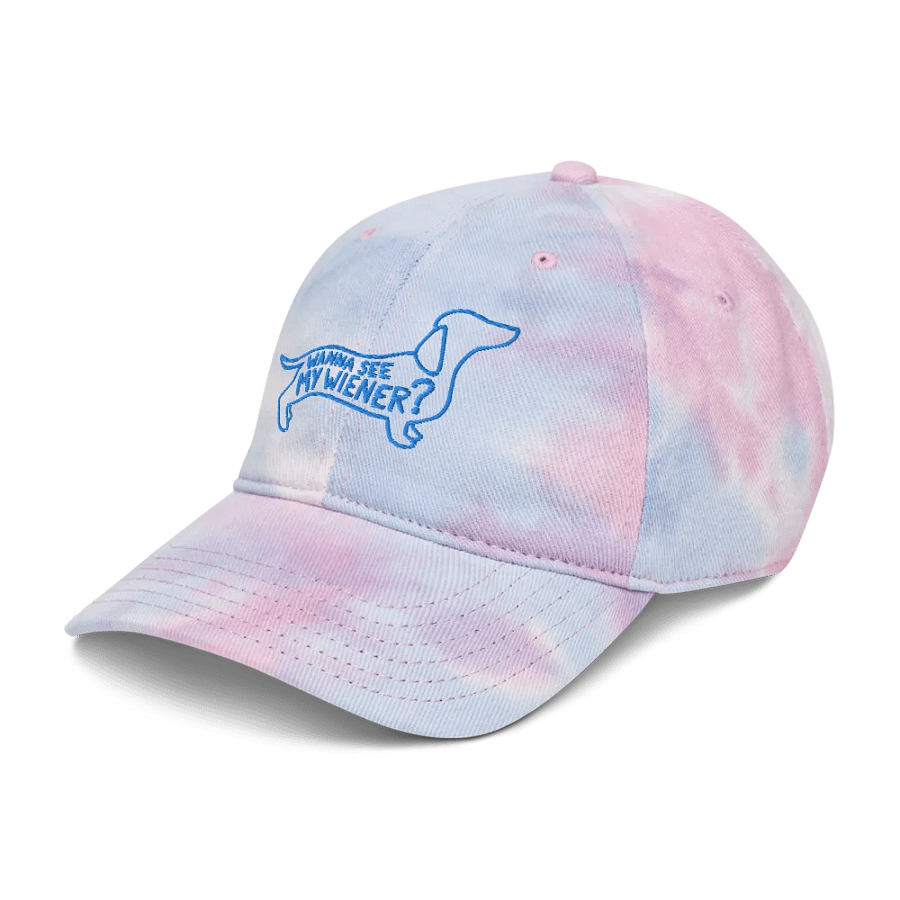 Wanna See My Wiener? Dachshund Tie Dye Ball Cap product image (4)