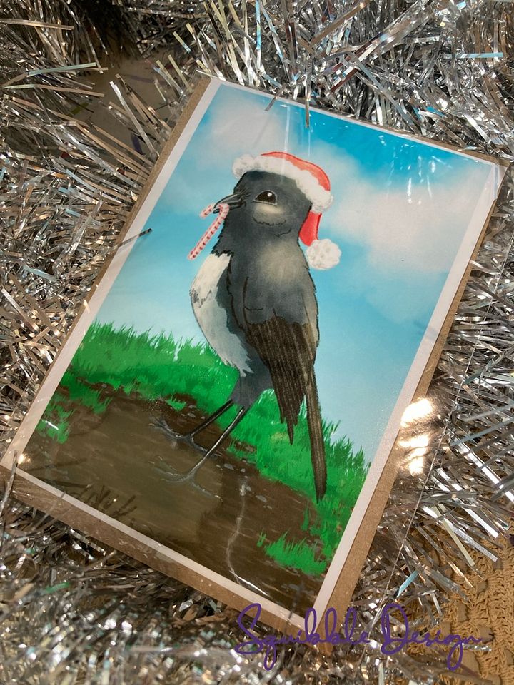 Mini Print - New Zealand Christmas Robin product image (1)