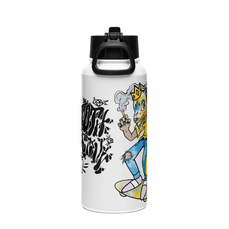 "Mongo Pusher" - Metal Water Bottle product image (4)