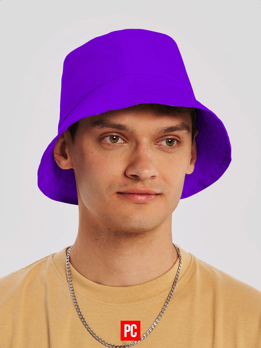 Plain Color Violet Bucket Hat product image (1)