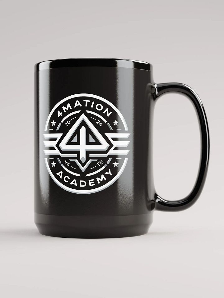 4Mation Black Mug product image (1)