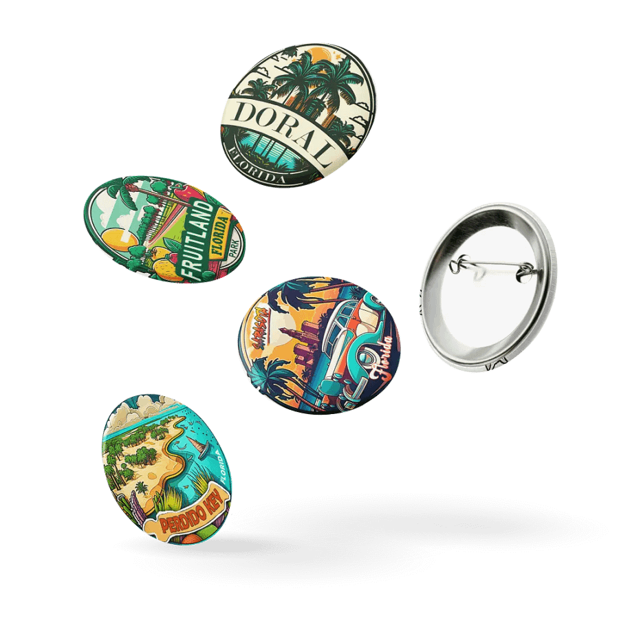 Vibrant Spirit Of Florida - Set Of 5 Pins product image (9)
