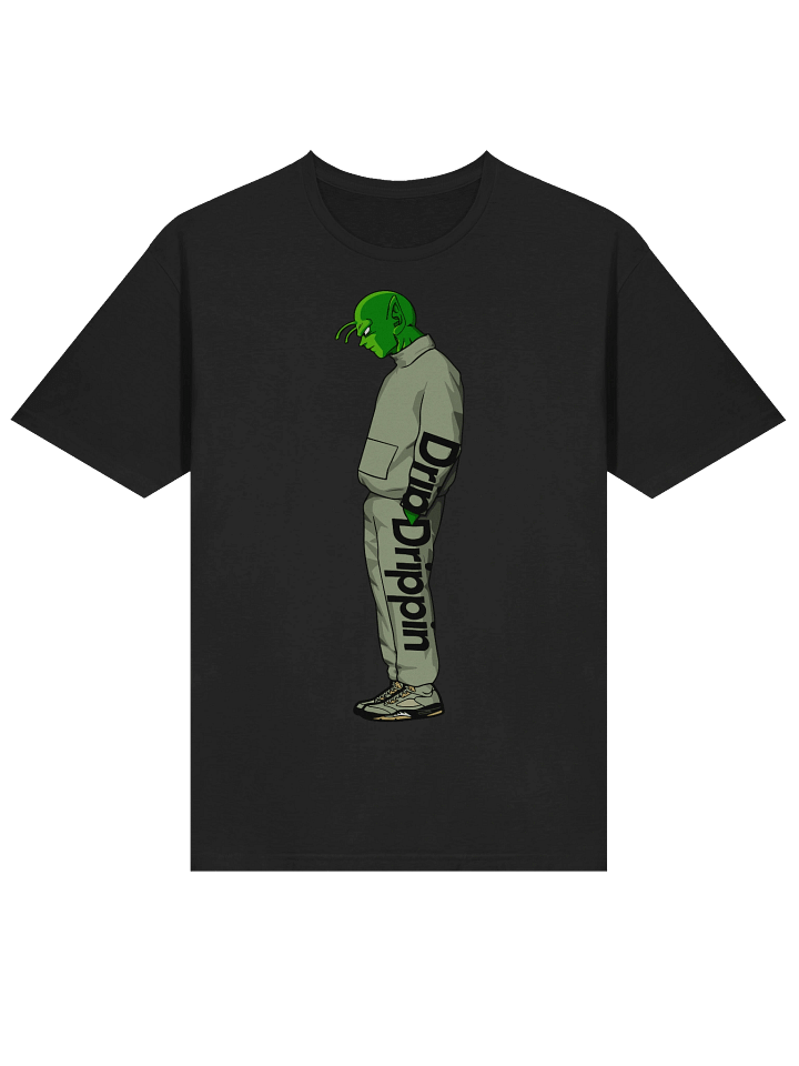 DinoDrippin Alien Streetwear – Cosmic Side Stance – Gildan Softstyle T-Shirt product image (2)