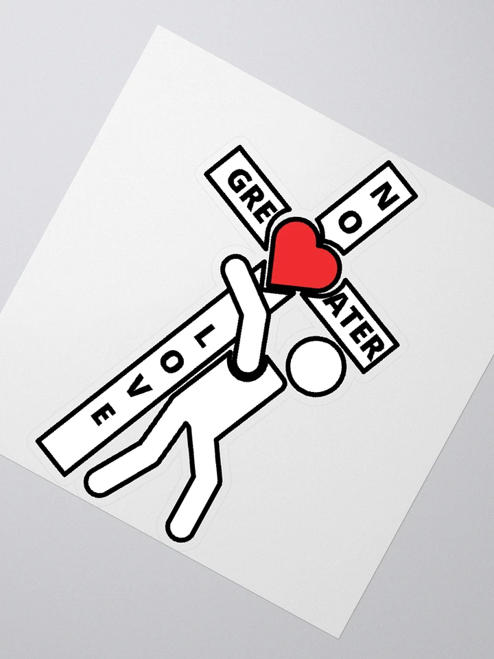 No Greater Love Sticker product image (1)