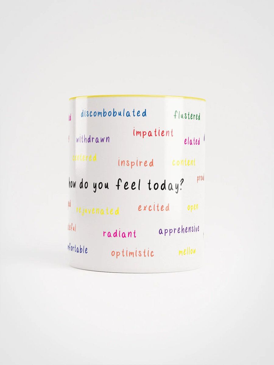 Feeling Words Mug with Yellow product image (5)