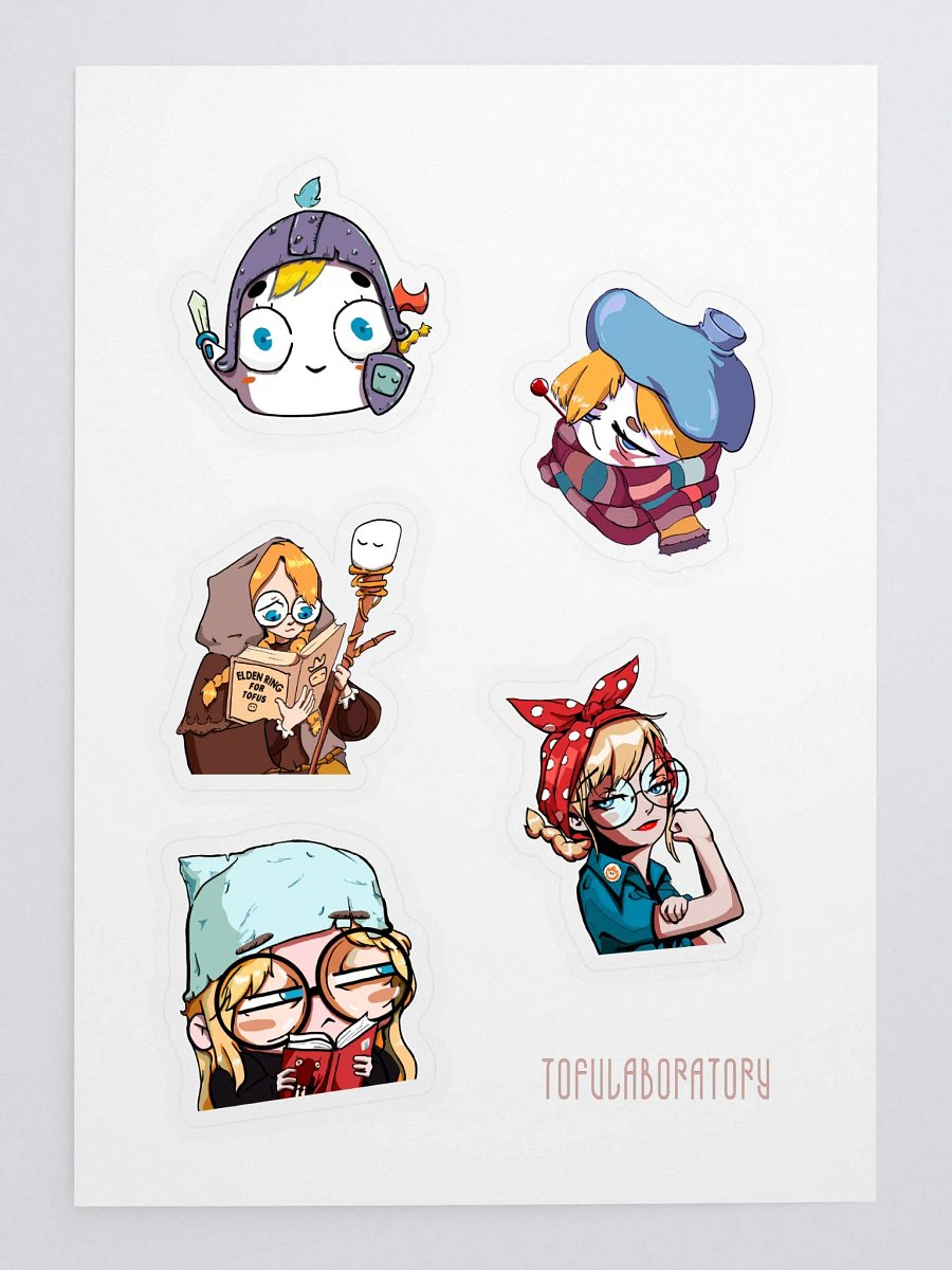 Tofu Stickers Pack product image (3)