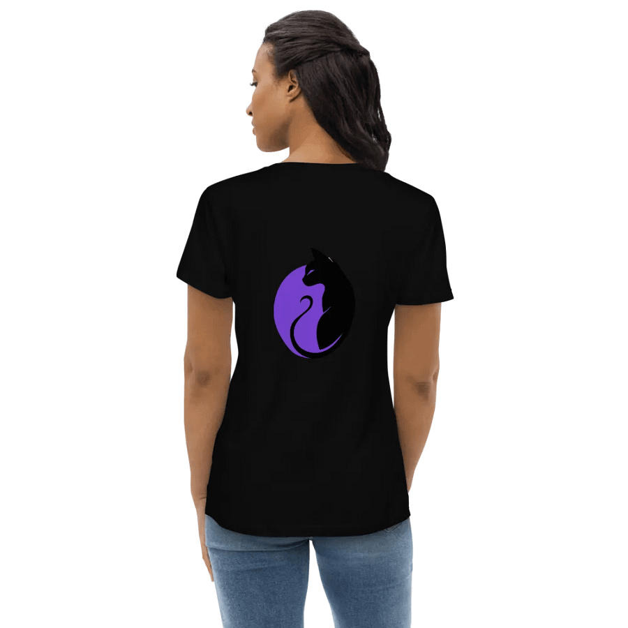 KawaiKitten Fitted Black Tee product image (6)