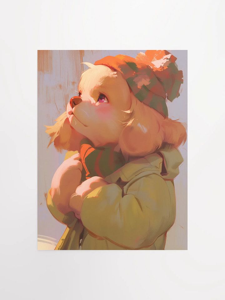 Whimsical Canine Contemplation Poster product image (1)