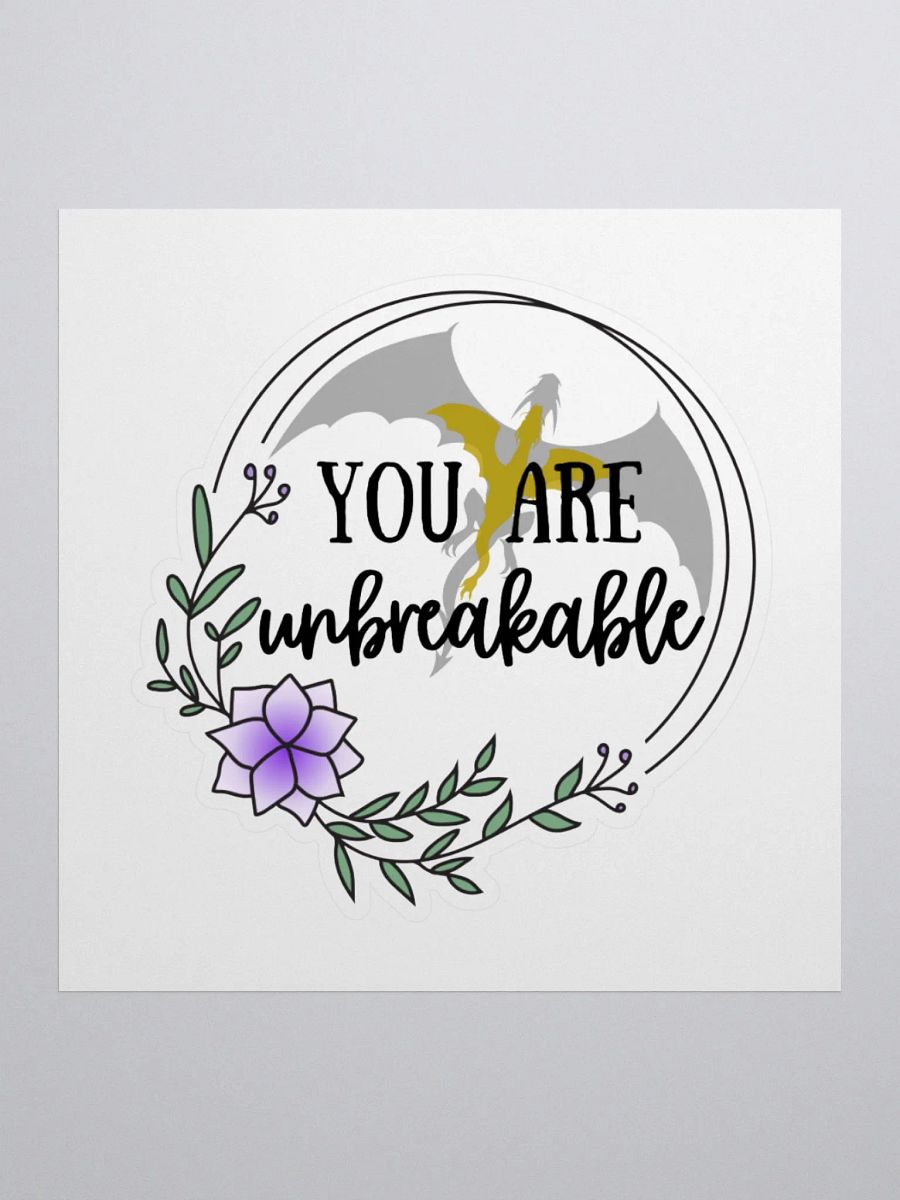 Unbreakable Sticker product image (1)