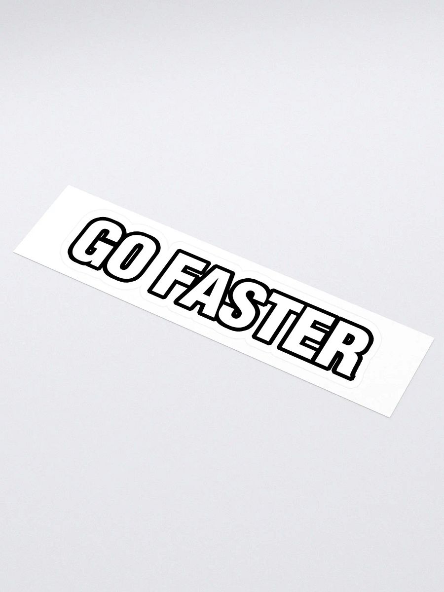 Go Faster - Long Sticker product image (1)