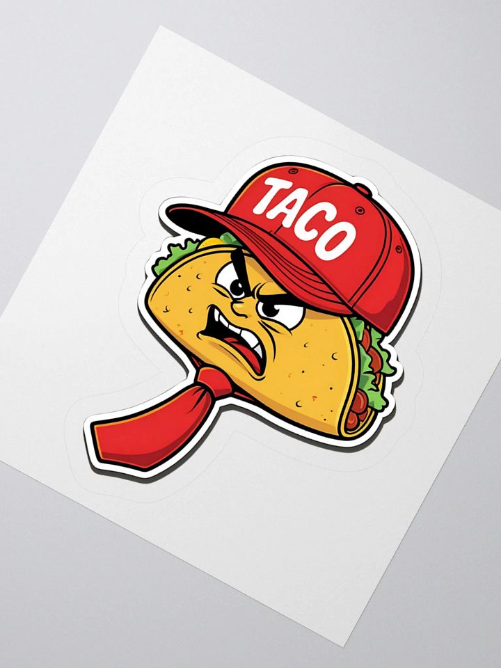 President Taco Kiss Cut Sticker product image (5)