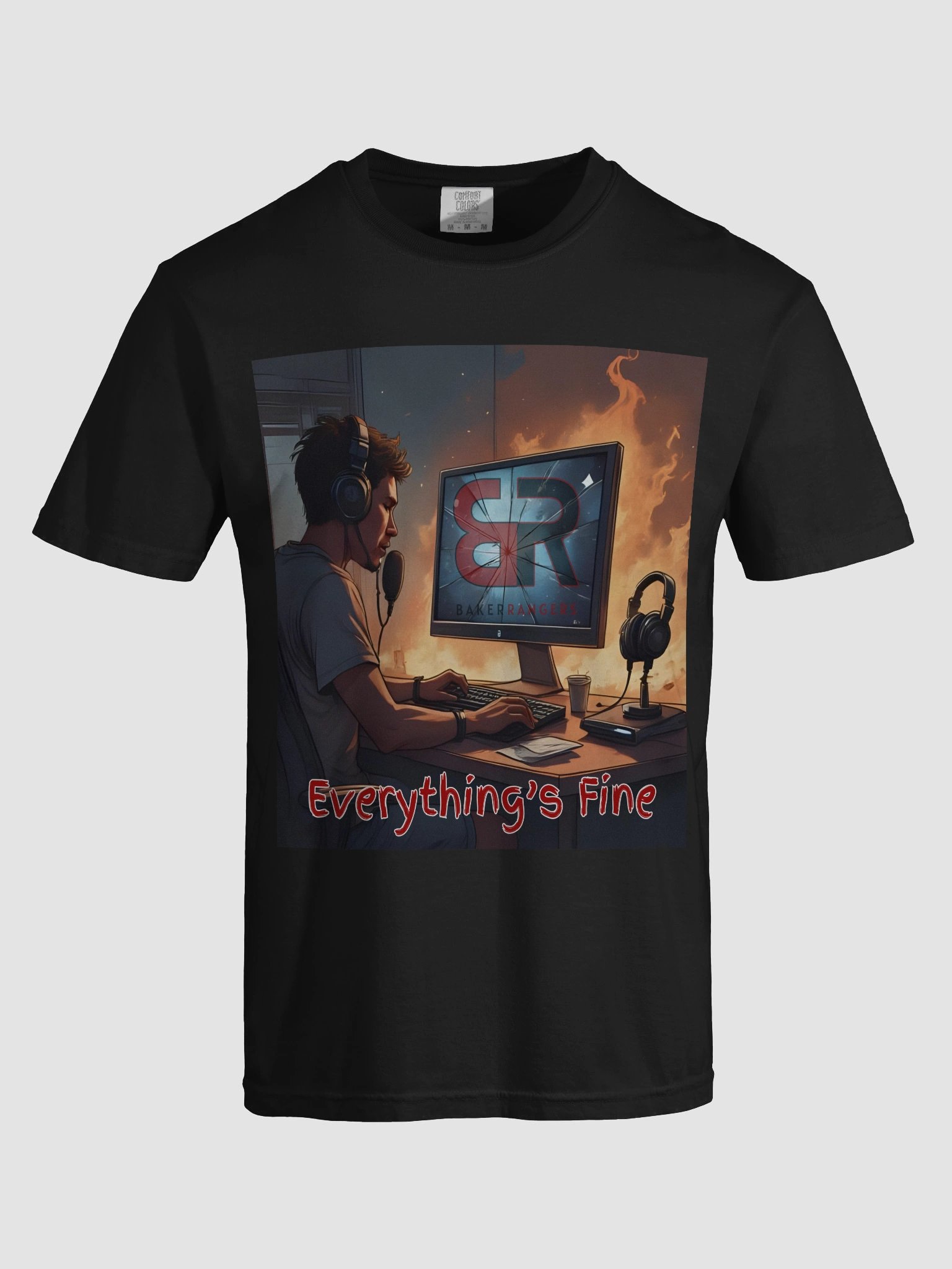 Everything's Fine Heavyweight Tee product image (37)