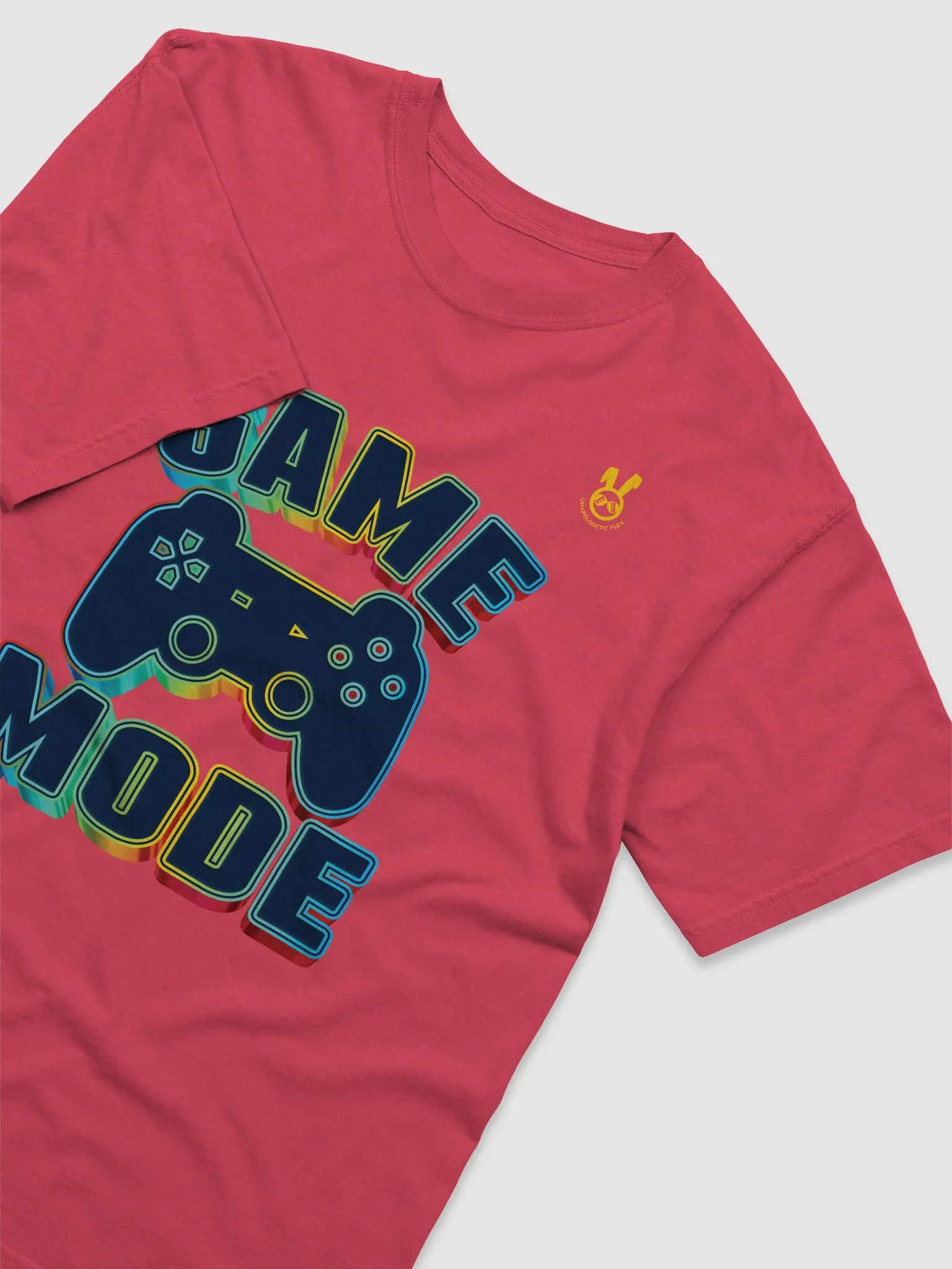 Game Mode Colorful Heavyweight Unisex T-Shirt product image (1)