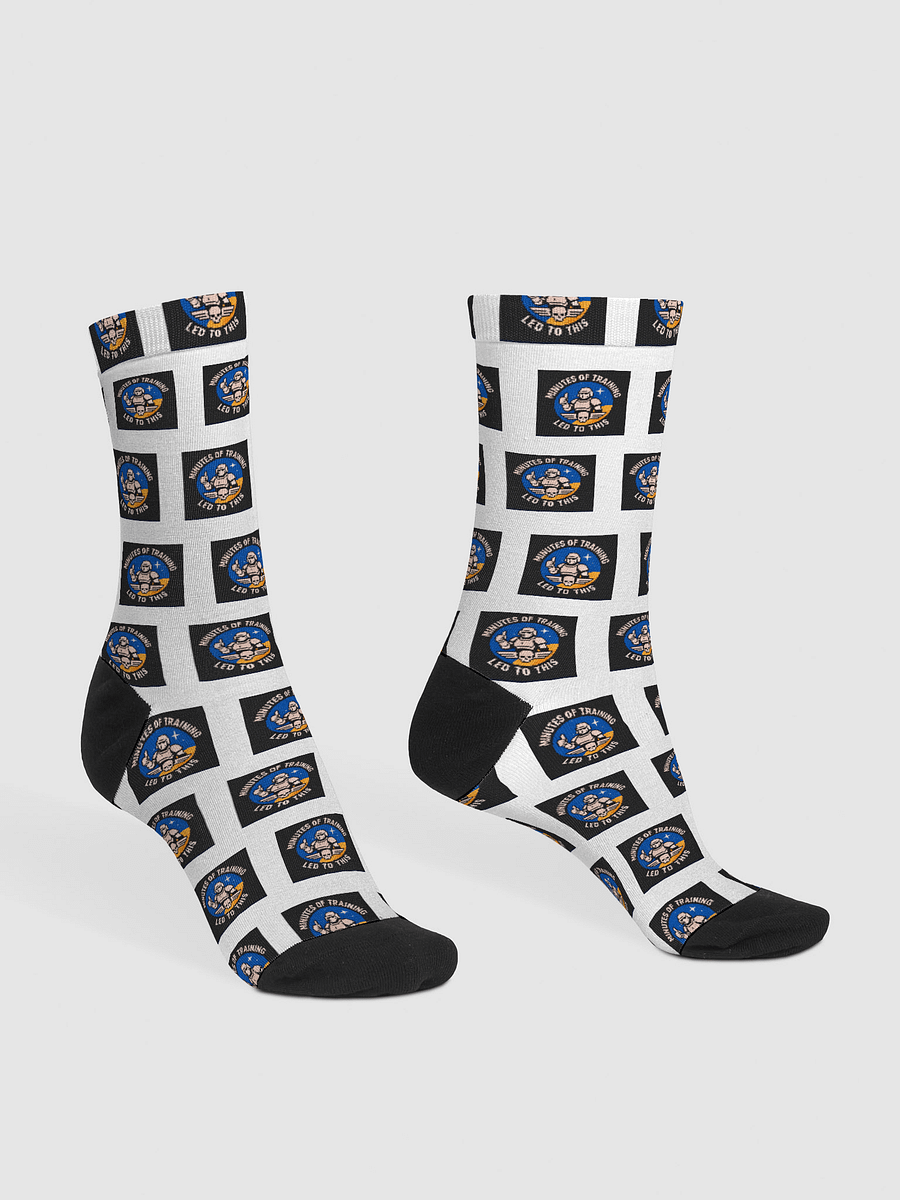 minutes of training led to this! EcoChic Crew: Sustainable Art Socks product image (3)