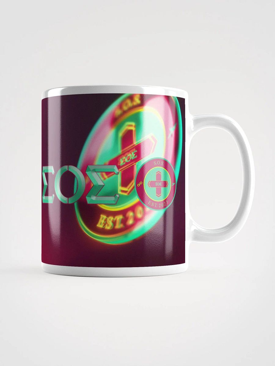S.O.S. White Glossy Mug by Mugz product image (2)