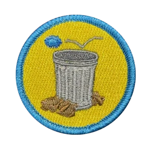 Missed Trash Can (de)Merit Badge product image (1)