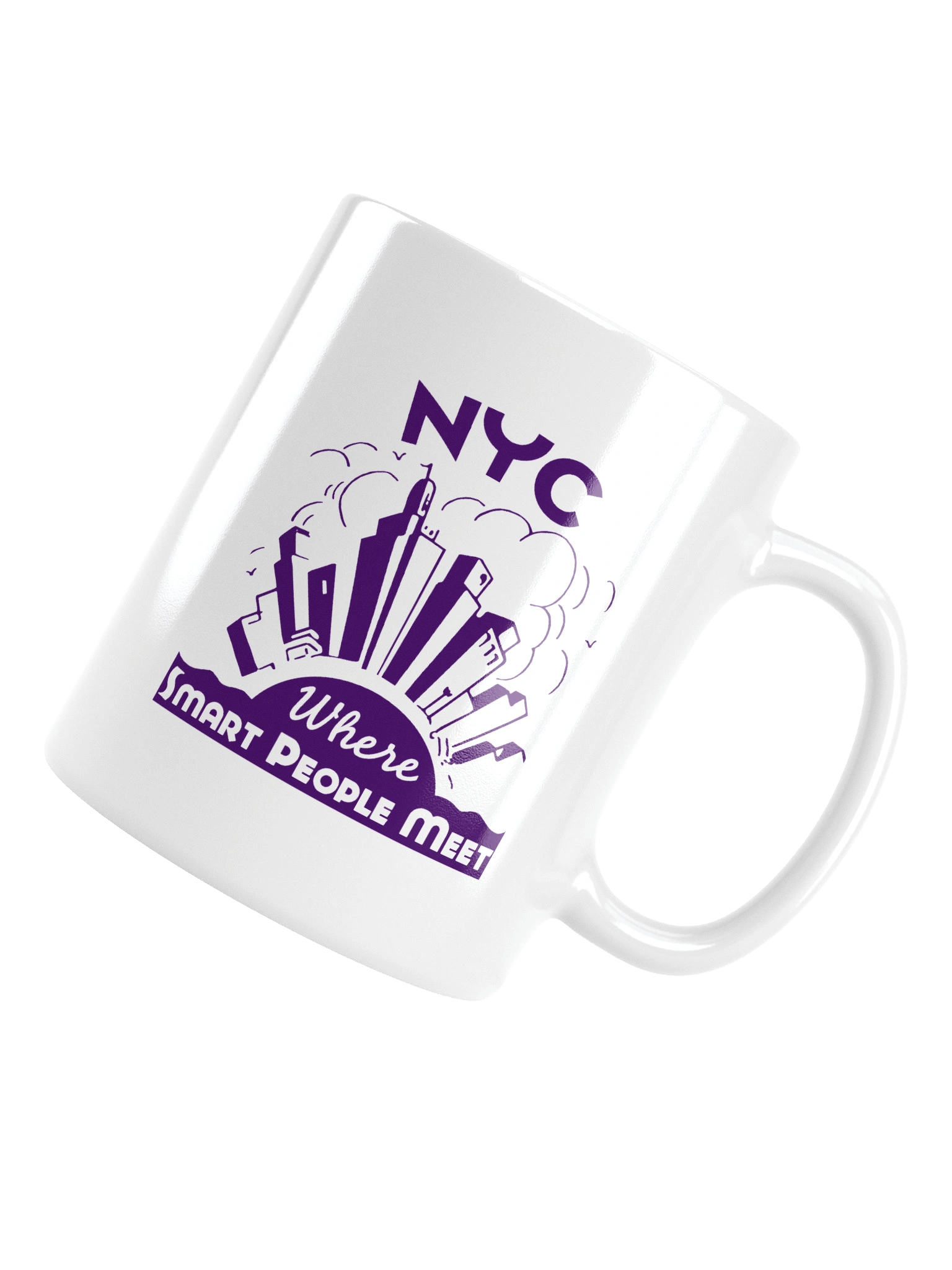 'NYC Smart' White Mug product image (5)