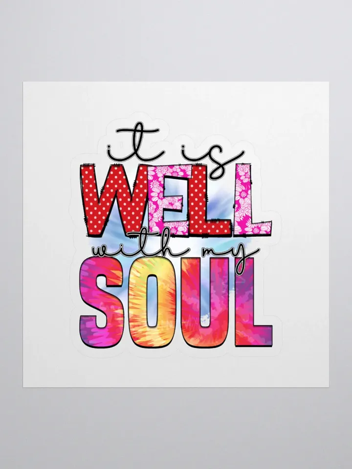 Soulful Affirmation Kiss Cut Stickers product image (1)