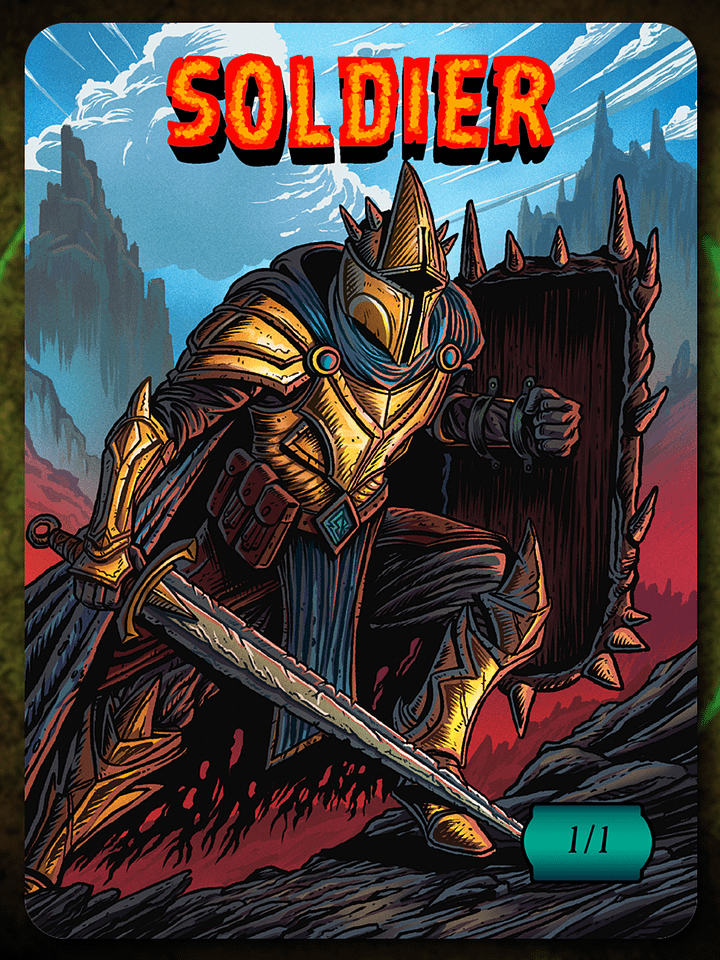 Soldier 1/1 Full Art Token product image (1)