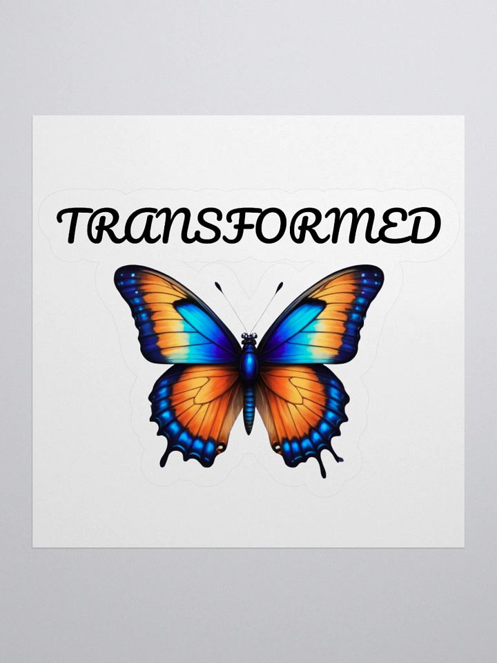 Vibrant Butterfly Kiss Cut Stickers product image (1)