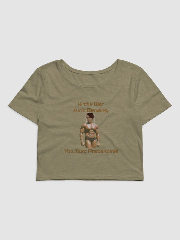 If The Bar Ain't Bending Graphic Crop Top product image (6)