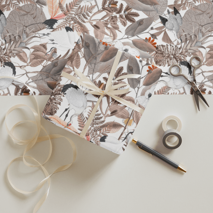 Ecotone Wrapping Paper in Three Colors product image (2)