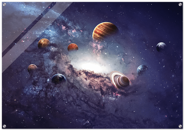 PLANETS GLOSSY ACRYLIC PRINT product image (1)