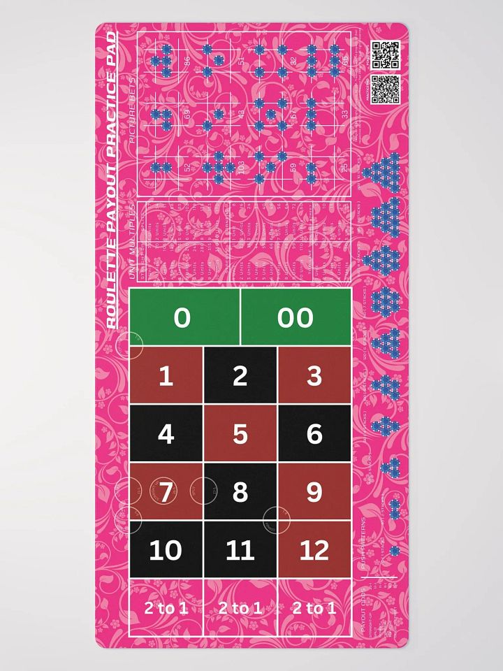 Roulette Payout Practice Pad - Bethany Pink product image (2)