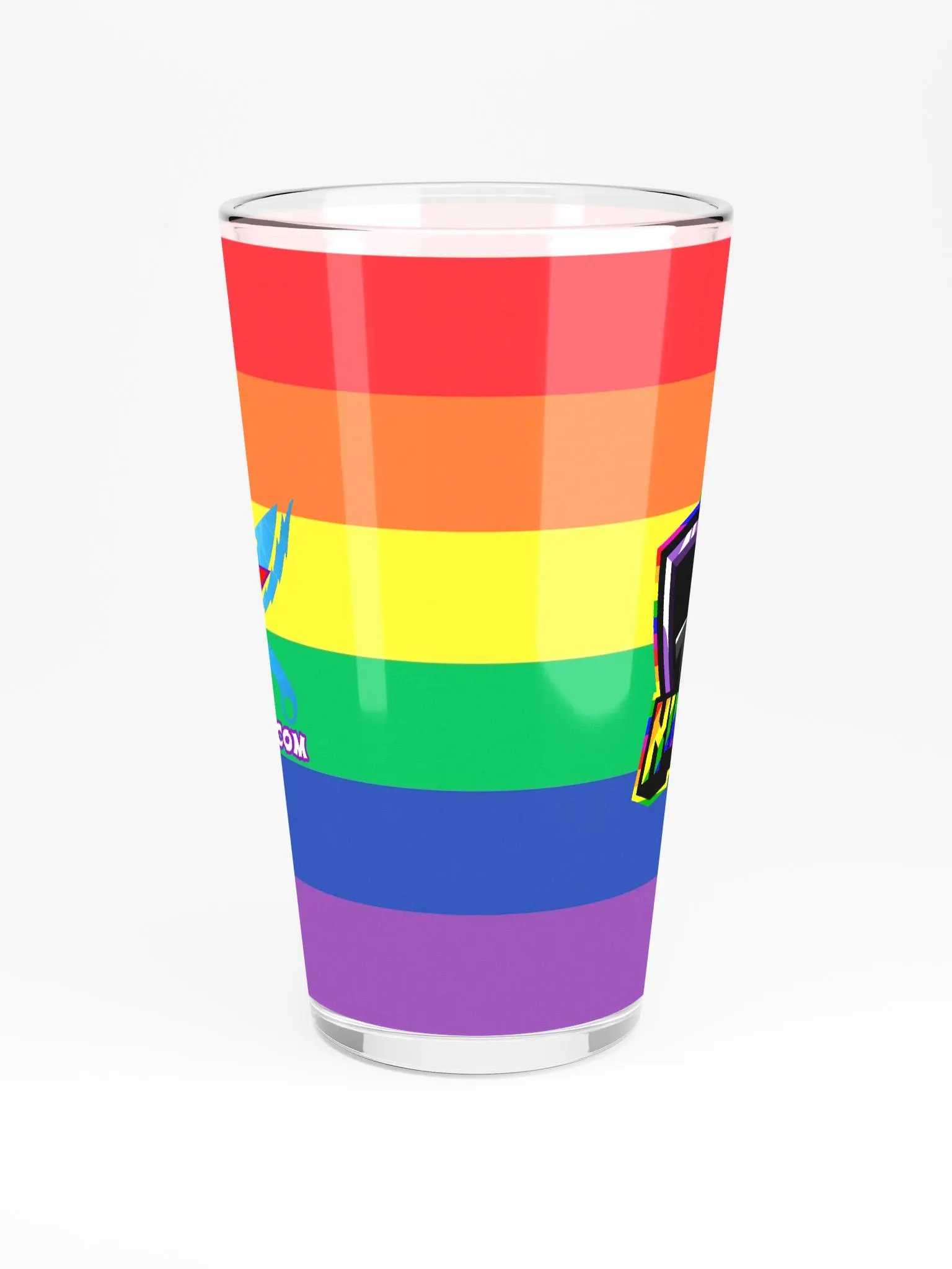 FaceLogo PintGlass Full Print [Pride 2024] product image (3)