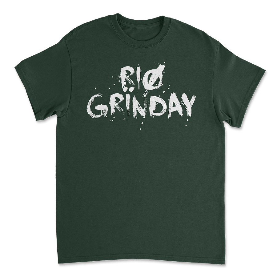 RIO GRINDAY WHITE SCRIPT TEE product image (3)