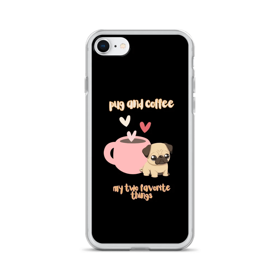 Pug & Coffee Love iPhone Case product image (20)