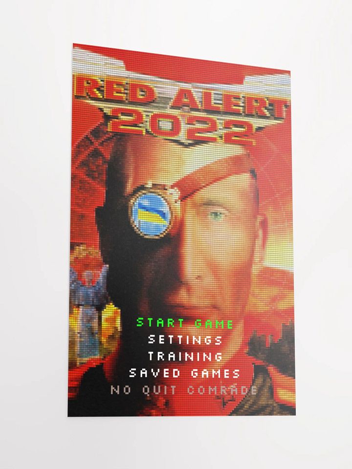 Red Alert 2022 (Putin and Conquer) Enhanced Matte Paper Poster (in) product image (2)