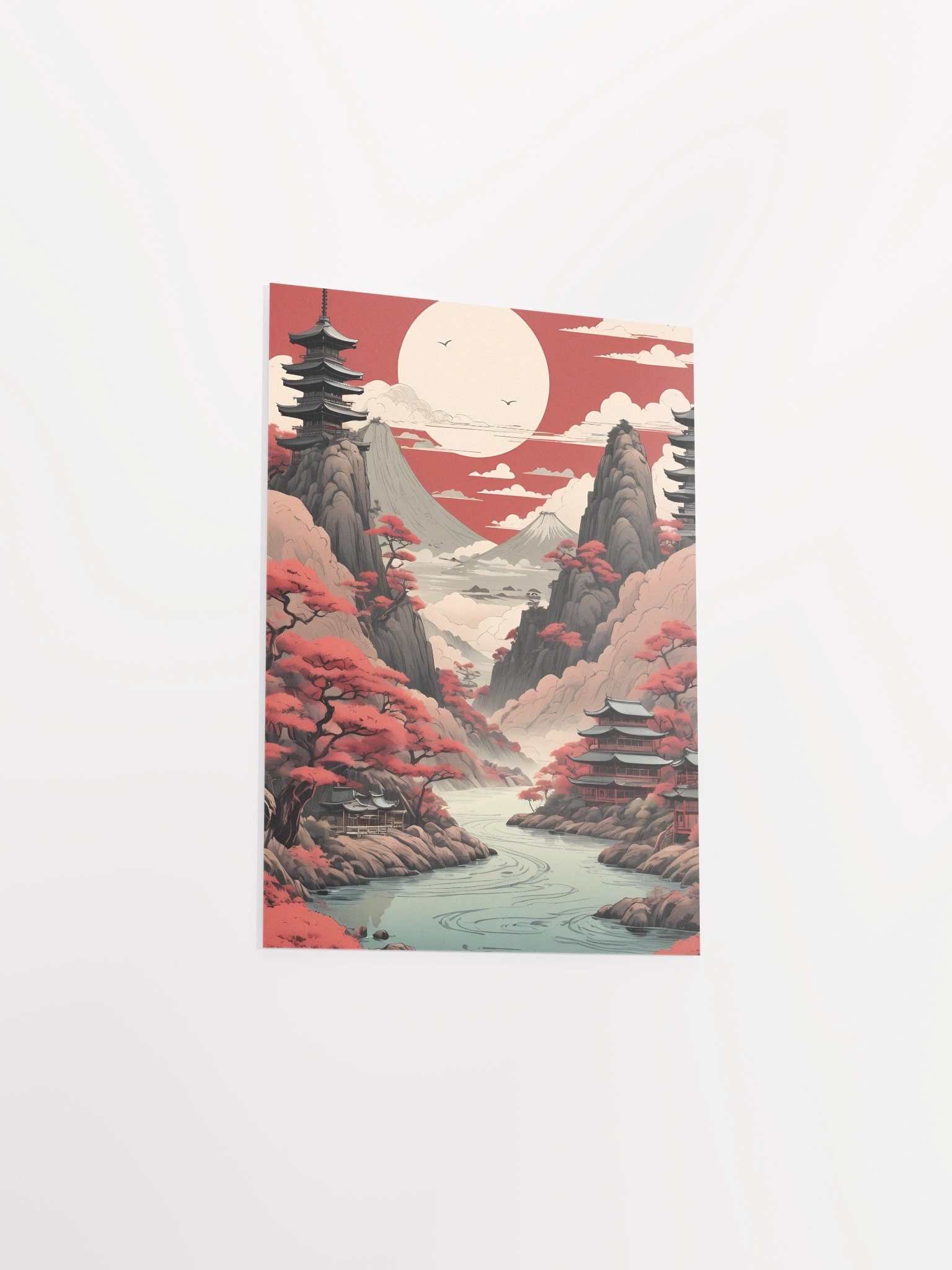 Tranquil East Asian Landscape Poster product image (6)