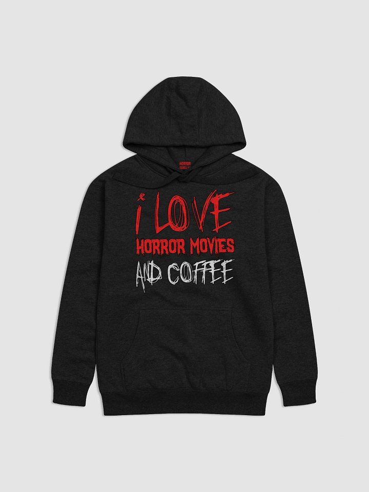 I Love Horror Movies And Coffee Hoodie product image (3)