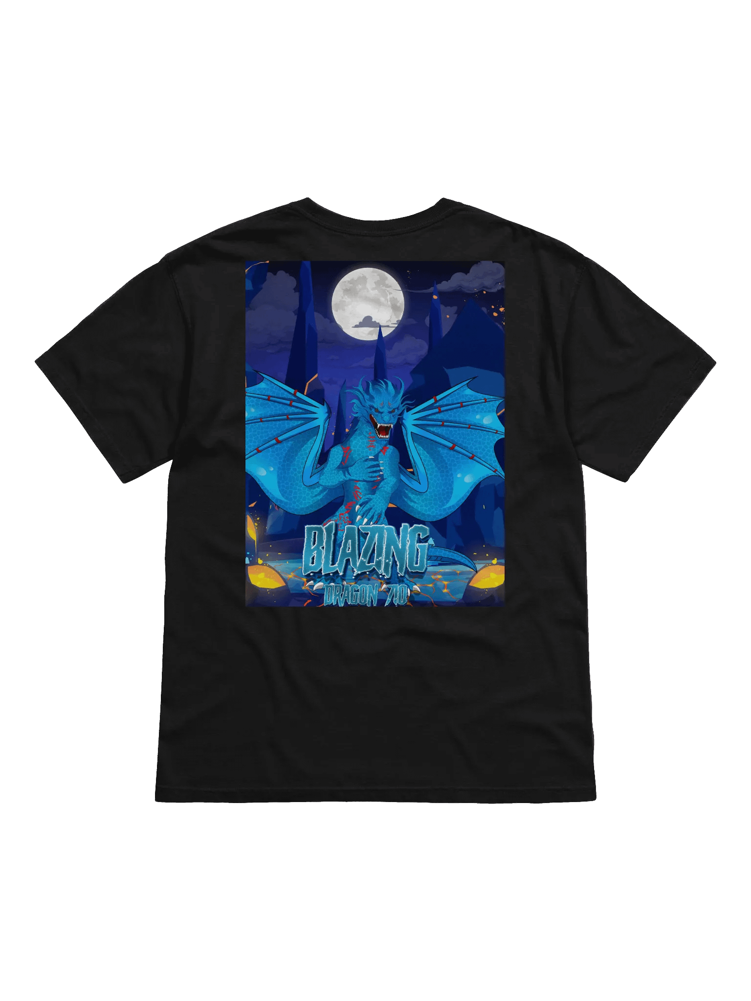 nite blue fire dragon shirt product image (20)