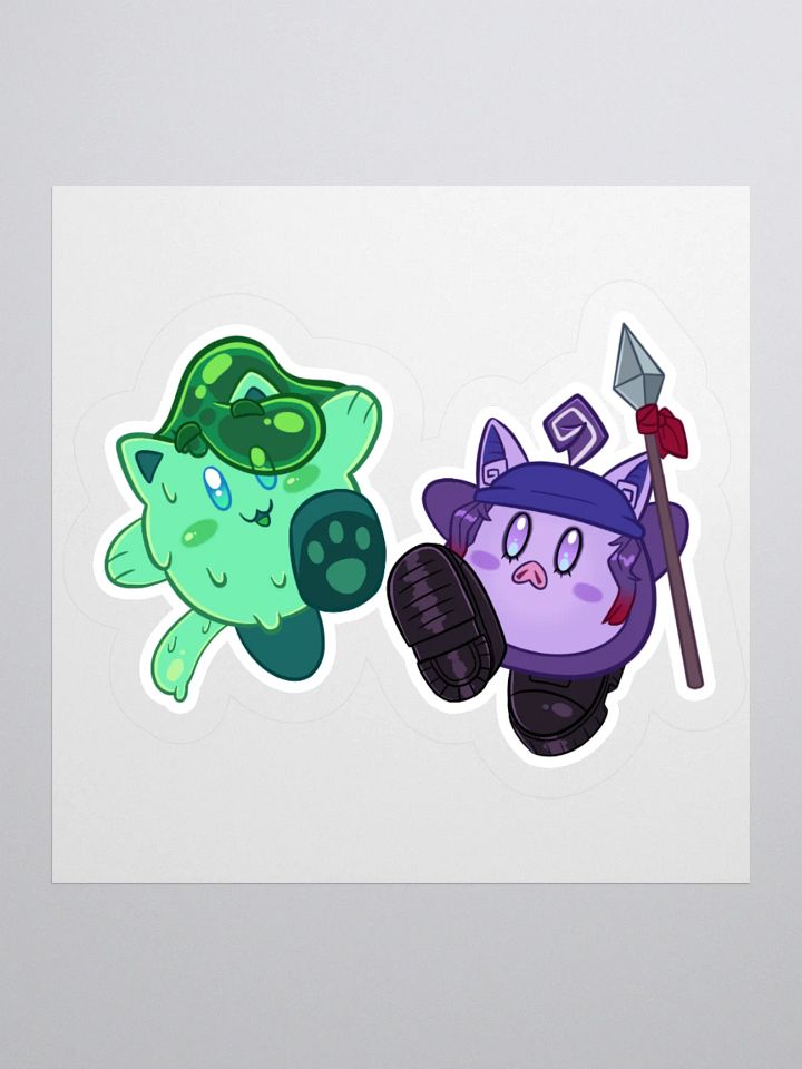 SlimeyBat - Poyo Jade & Bandana Trash Bat [sticker] product image (3)