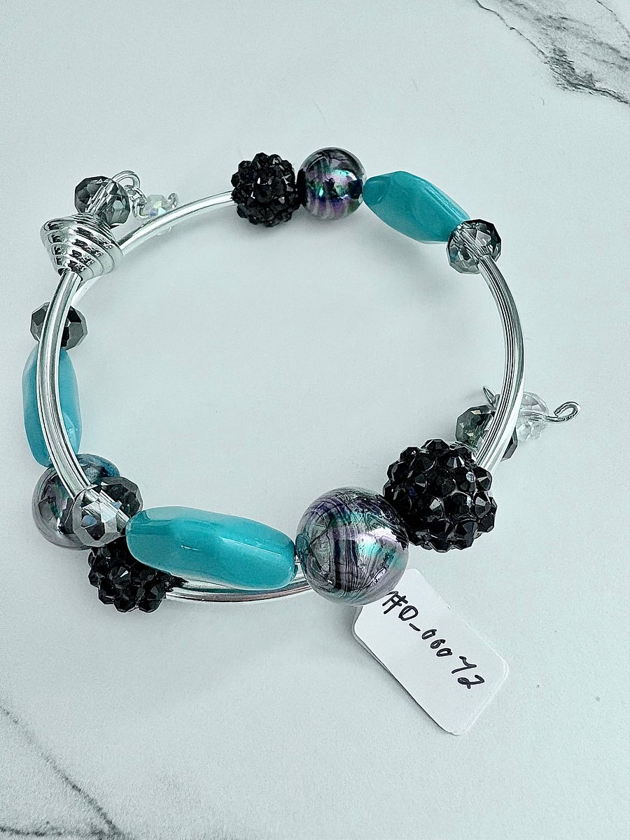 Handmade 8.25" Coil Bracelet | Coastal Charm Jewelry | by Monique Faella Designs™ | MFD-00072 product image (5)