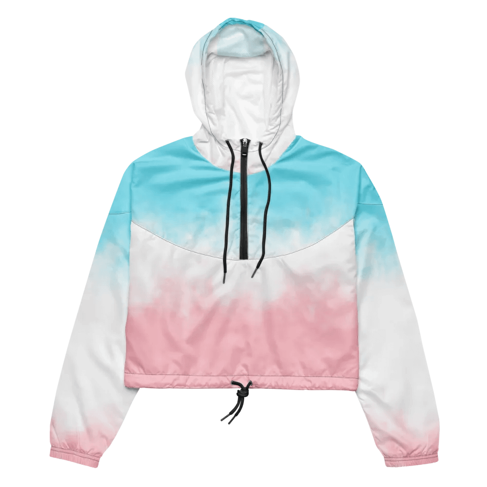 All-Over Print Women's Cropped Windbreaker product image (2)